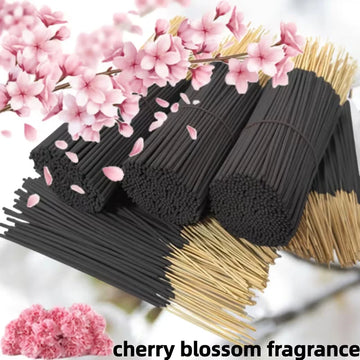 47/93/179 Cherry Blossom Scented Incense Sticks - Burns for 45 Minutes, Elegant Floral Scent, Suitable for Home, Camping, Garden, Air Purification - Perfect for Halloween, Christmas, Thanksgiving, Cherry Blossom Decorations -