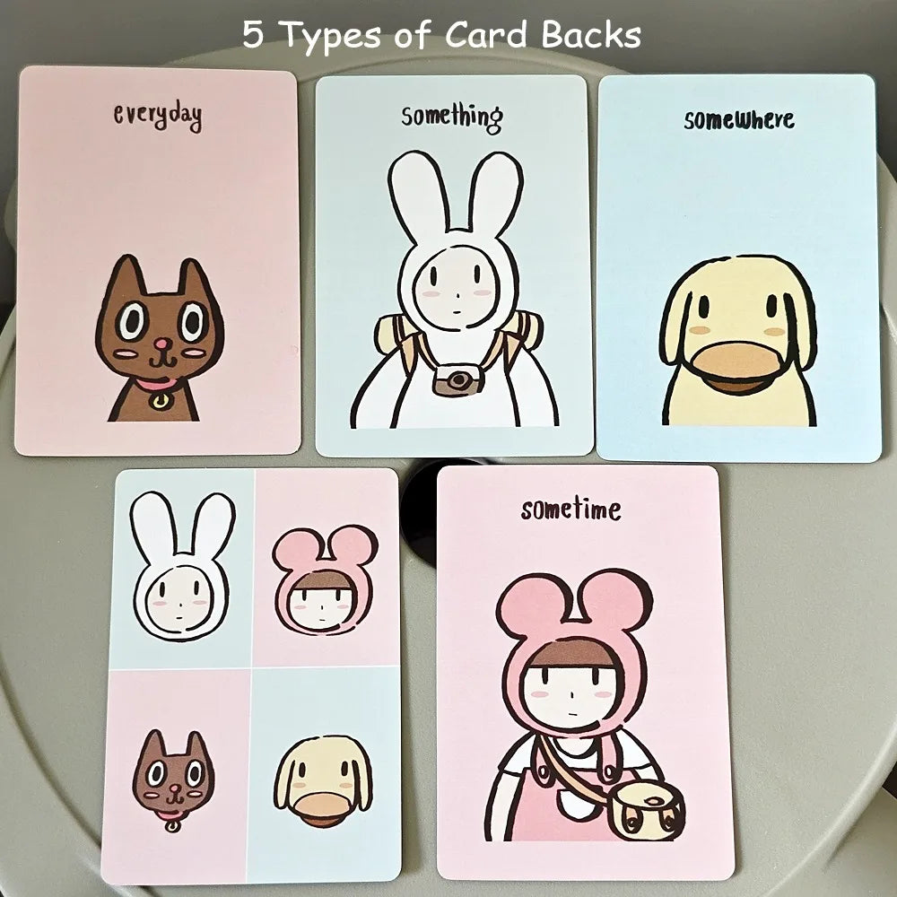 Something Sometime Somewhere 56 Pcs Daily Cards 10*6.5cm Everyday Oracle Deck