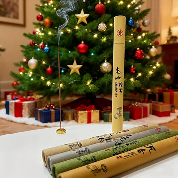 20g Incense Sticks, Available in Five Scents to Choose From, Containing Mugwort, Sandalwood, Agarwood, Black Sandalwood, and Thuja, Can Deodorize, Suitable for Indoor Use as Home Fragrance, the Best Companion for Yoga, Medita