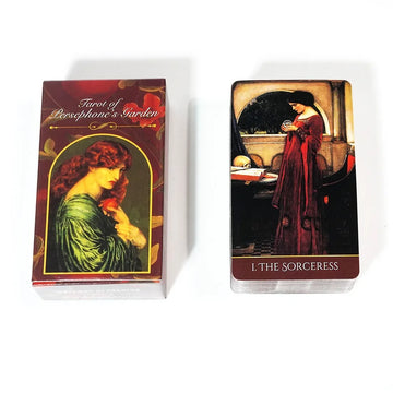 10.3*6 Cm Tarot of Persephone's Garden A Fine Art Tarot Deck Dedicated To The Queen of The Underworld RWS 78 Tarot Cards