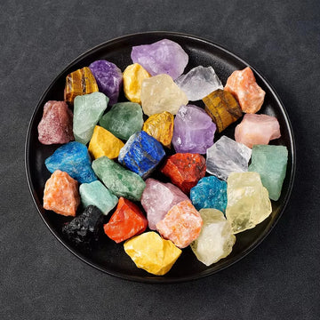 Mixed Raw Stone Natural Crystal Rough Raw healing Gemstone Semi-Precious Stone Crafts Chakra gifts For fengshui decoration