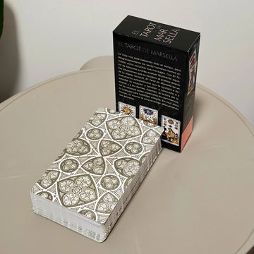 El Tarot De Marsella(Spanish Edition) 78 Pcs Tarot Cards Based on Marseille System 10.3*6cm