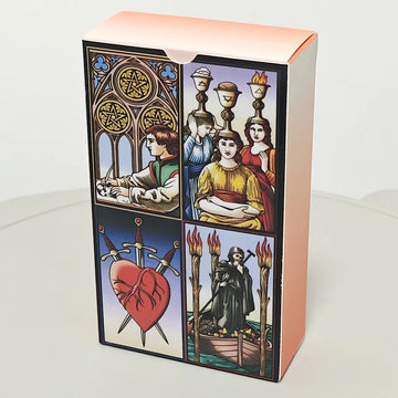 The Annotated Tarot of The Sevenfold Mystery Expresses Express The Transcendental Philosophy 78 Pcs Cards 12*7cm