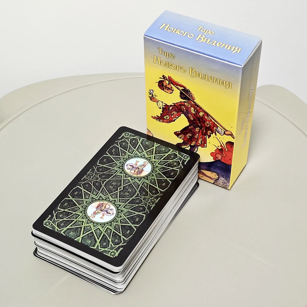 Tarot of New Vision 10.3*6cm 78 Pcs Rider Tarot Cards In Russian Language