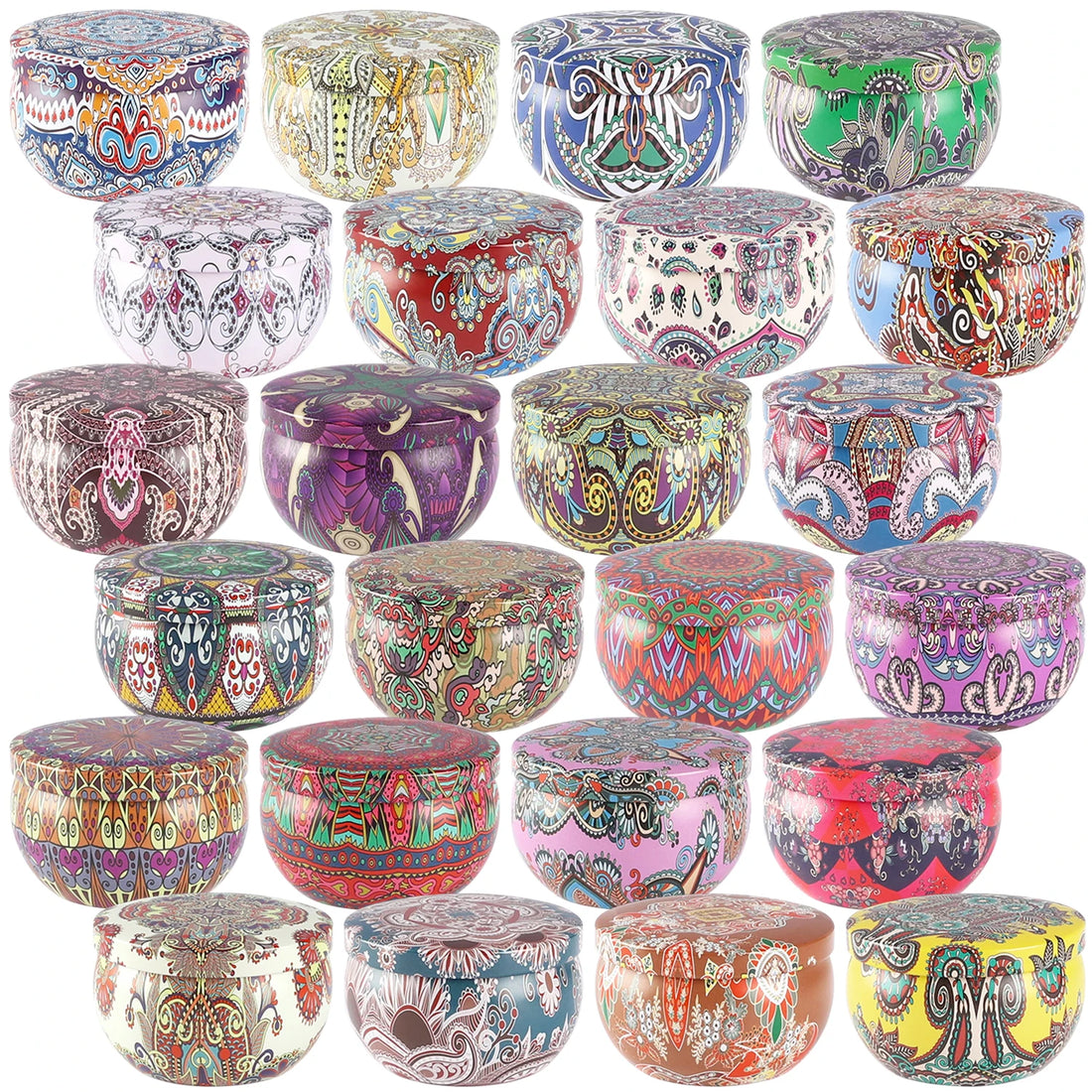 24 Packs of Chinese Classical Scented Candles, Parties, Celebrations, Holiday Gifts, Home Decorations, Wedding Decorations