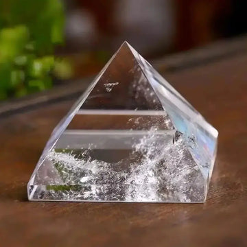 Natural Crystal Clear Quartz Pyramid Chakra Reiki Healing Stone Point Tower Meditation White Quartz Crystals Pyramid Fengshui