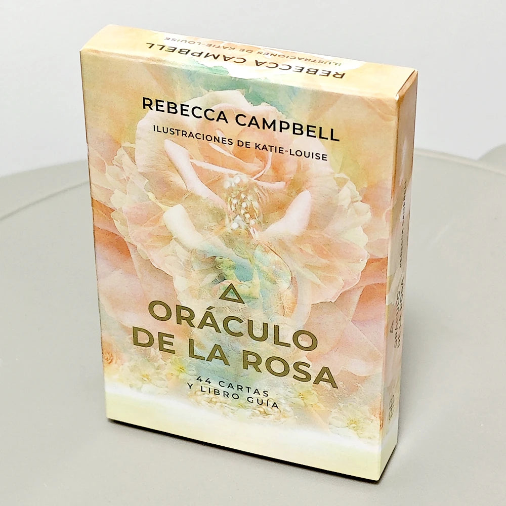 44 Pcs Oracle Cards Rose Oracle 10.4*7.3cm Spanish Edition