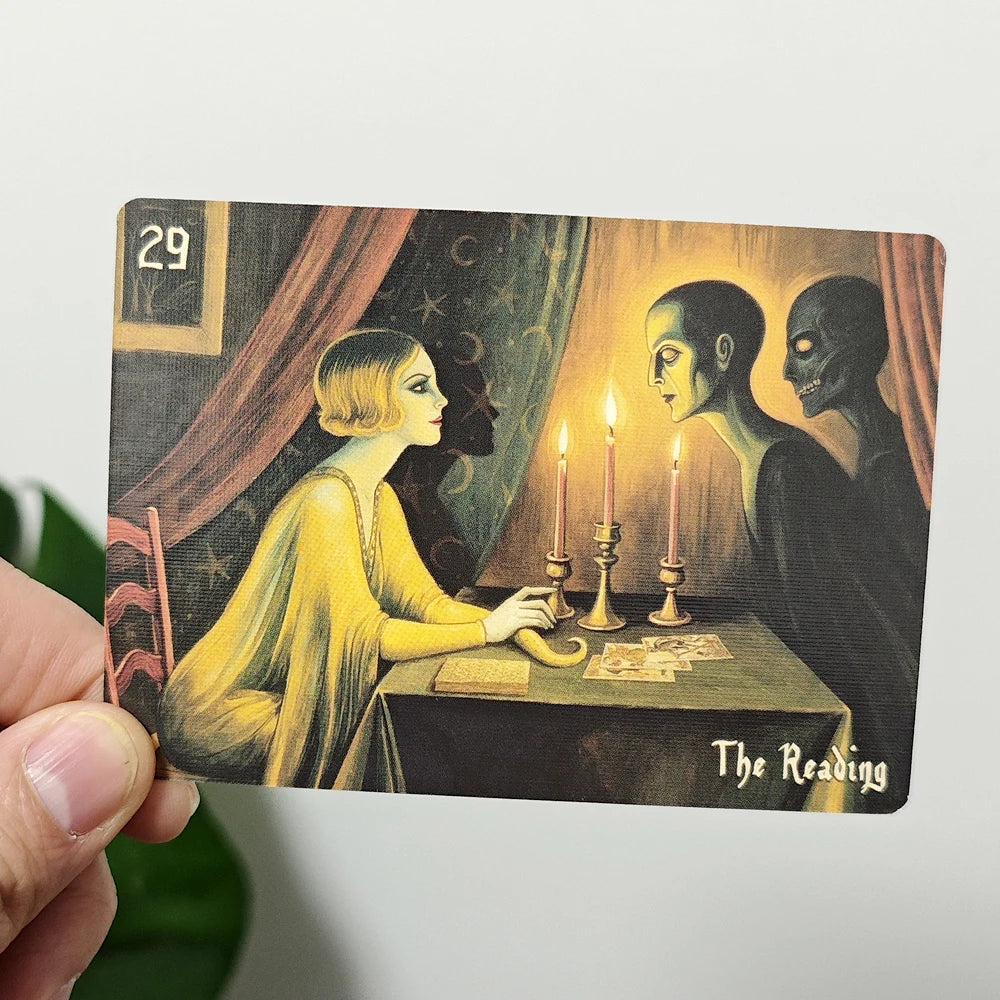 52 Enigmatic Cards 10.5*7.5cm Felix Nacht's Gallery of Hallucinations Oracle Deck