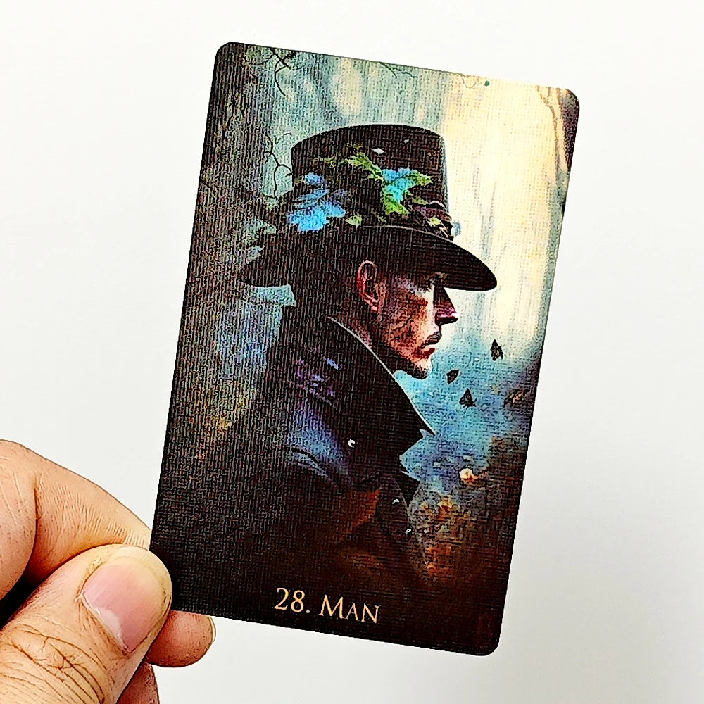 9*6cm Weird World Lenormand Deck 36 Pcs Fantasy Lenormand Cards