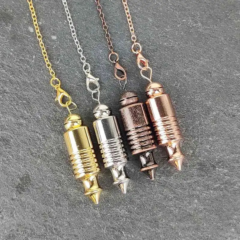 Open isis Metal Pendulum for Divination Reiki Healing Spiritual Point Dowser Wicca Copper Pendulum  Goldl Color Pendulo X232