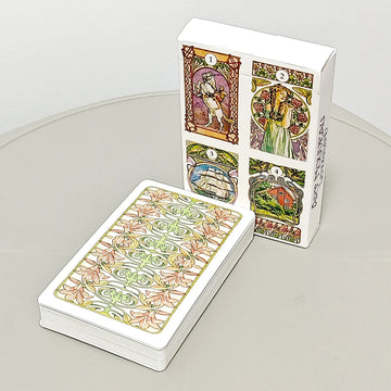 Art Nouveau Lenormand Deck Oracle 36 Pcs Lenormand Cards In Perfect Art Nouveau Style - 9*6cm