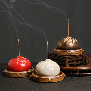Chinese symbolism of thriving incense burners, home decoration steamers, steamed buns, sleeping incense tables, aroma diffusers