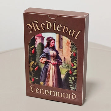 Medieval Lenormand Oracle Deck 36 Pcs Cards Printed on 350GSM Double-embossed Cardstock 9*6cm