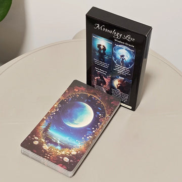 Moonology Wisdom Oracle Lunar Energy Deck for Love and Inspiration | Spiritual Healing Moon Messages 10.3*6cm 39 Pcs Cards