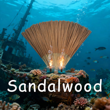 22.0cm Natural Sandalwood Incense Sticks, High-Quality Sandalwood Powder for Yoga, Meditation, Home and Living Room, Suitable for Christmas, Halloween, Easter, Hanukkah, Meditation Scents, Traditional Aromatherapy Design, Pre