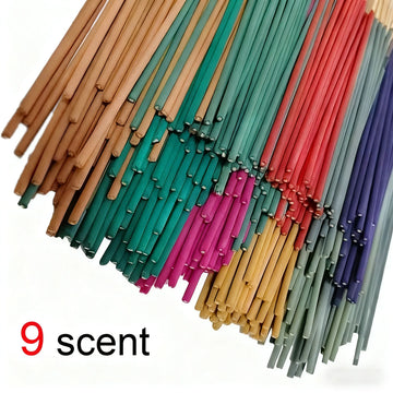 9 Fragrance Sets Suitable for Yoga, Meditation, Sleep Aid, Etc. - Includes Mint, Ocean, Sandalwood, Lavender, Dragon's Blood, White Sage, Rose, Jasmine, Lemongrass, 225/450/1800 Fragrance Sticks, Perfect for Home Decoration,