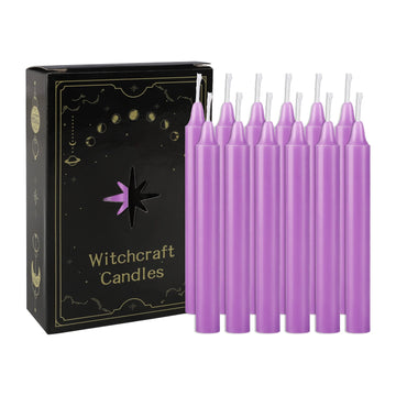 12 Pcs 3.9*0.4in (10.1*1.2cm) Purple Small Rod Wax, Drip-Free, Smoke-Free and Fragrance-Free Home Dinner Candles, Hand-Pulled, High-Quality, Suitable for Various Places, Various Holidays.