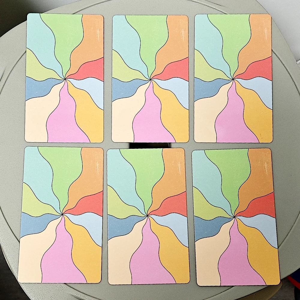 10.3*6cm 60 Pcs Modern Style Oracle Cards Modern Witch Spiritual Deck