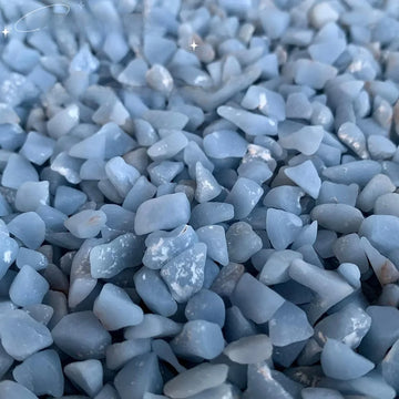 Blue Angel Stone Small Particle Aquarium Plant Pot Bottom Dressing Decorative Stones Natural Irregular Shape Modern Simplicity