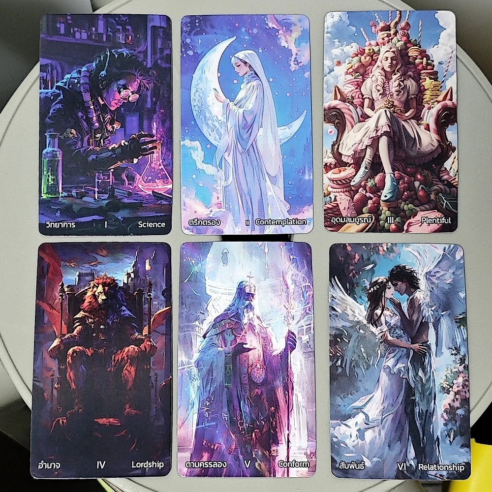 Fantasy Planet Tarot Deck 78 Pcs Tarot Cards - 10.3*6cm