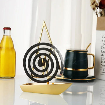 Creative Sailboat Incense Burner Metal Coil Incense Holder Mosquito Incense Tray Aromatherapy Incense Burner Home Art Decoration