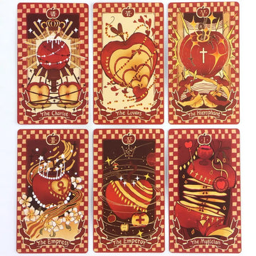 Apple Tarot Deck 79 Pcs Tarot Cards 10.3*6cm Out of Curiosity about The Apples In The Garden of Eden