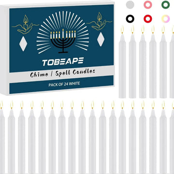 24 White 4Inch Pole Waxs, Non-Drip, Smoke-Free, Unscented, Home Dinner Candles, Hand-Pulled, High-Quality, Suitable for Church, Family, Wedding, Party, Seasonal Celebrations, Emergency Situations and Home Decorations, Ideal f