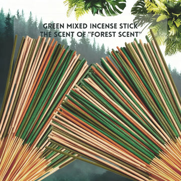60/170/300Pcs Forest Inspired Mixed Aromatherapy Sticks - 22.0cm Handmade Relaxation Sticks for Meditation, Reading, and Deodorizing - Long-Lasting Fresh Fragrance, Suitable for Indoor Use, Perfect for Christmas, Halloween, E