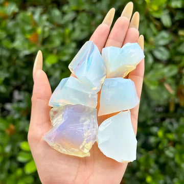 Natural Opal Rough Stones Quartz Crystal Raw Mineral Reiki Healing Crystals Gem Specimens Collectible Home Decor  100g
