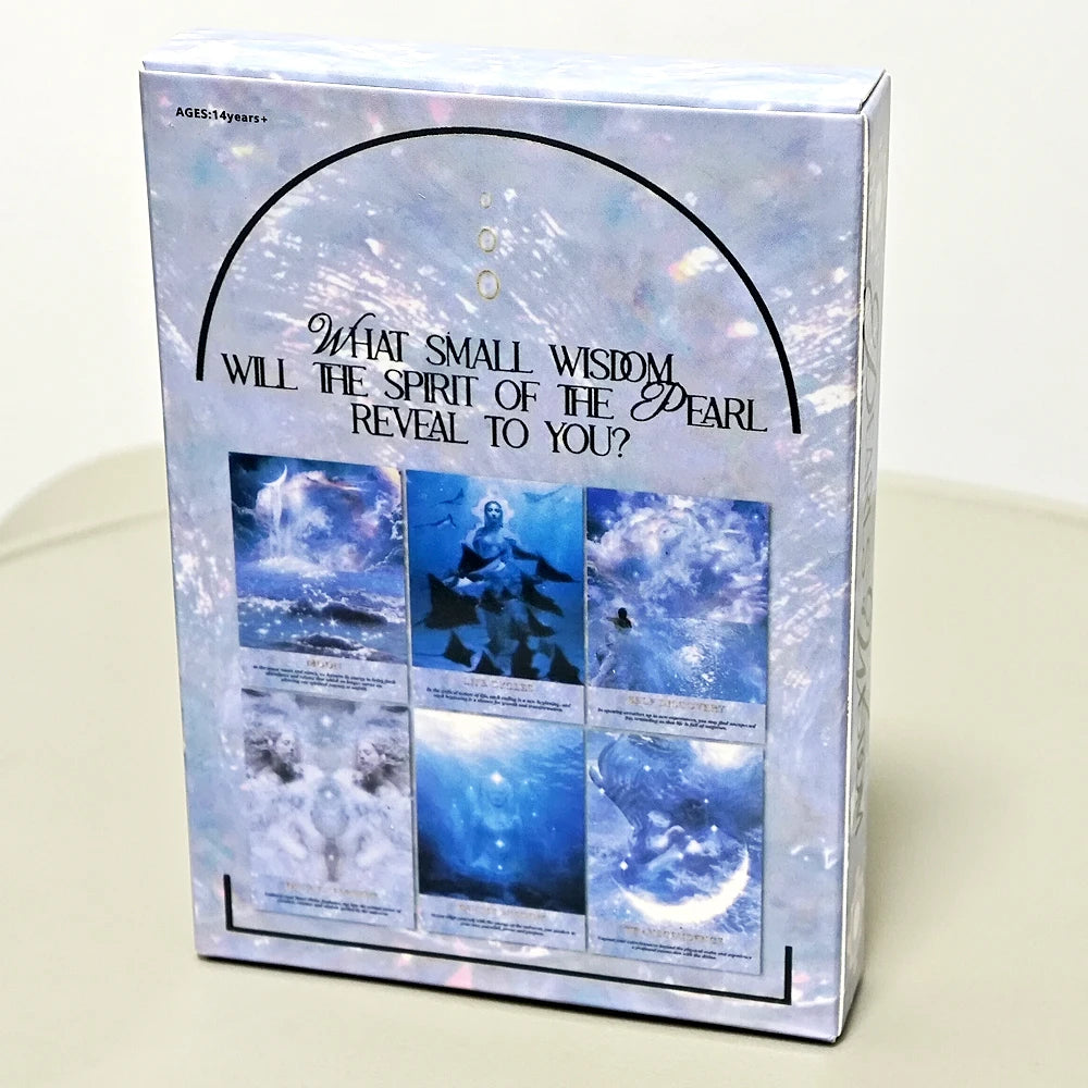 Pearls of Wisdom Oracle Deck 44 Cards Delve Into The Ethereal Visuals Guiding You To Discover Deeper Significance 10.4*7.3cm