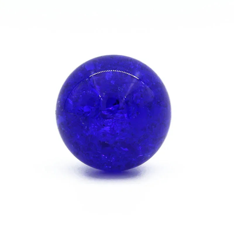 30mm Crystal Ball Glass Ice Crack Sphere Water Fountain Bonsai Home Decoration Ornaments Cracking Balls Decorative Figurines