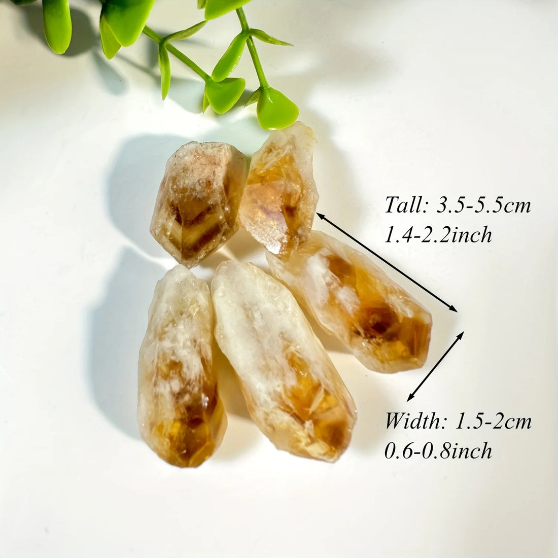 Natural Citrine Toothstone Raw Single Stone Crystal Chakra Healing Gemstone Reiki Meditation Yoga Energy Stone Mineral Specimen