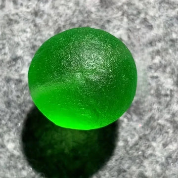 Natural Green Moldavite Meteorite Czech Mineral Glossy Meteorite Stone Spherical Specimen for Home Decor Collector's Gift
