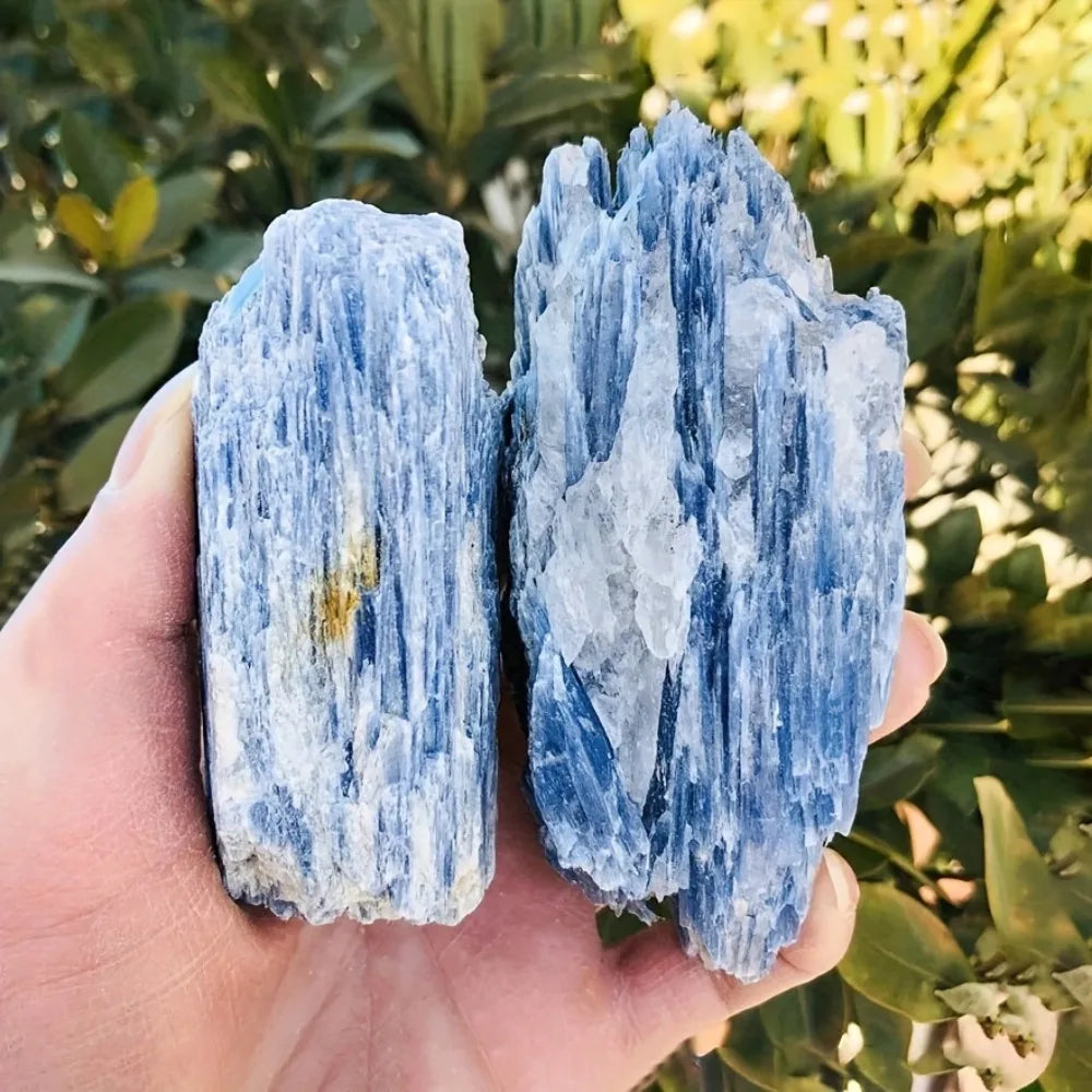 Natural Kyanite Rough Gem Stone Rare Blue Crystal Mineral Specimen Healing Rock Home Decoration
