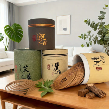 A Set of 24 Sandalwood Incense Sticks, Which Can Be Used to Make 48 Incense Tablets, Is Perfect for Purifying the Air and Eliminating Odors It Is an Ideal Choice for Home Cleaning, Meditation, Yoga, and Clearing Away Negative