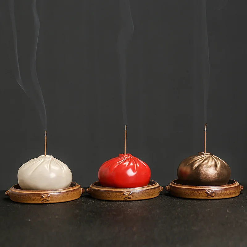 Chinese symbolism of thriving incense burners, home decoration steamers, steamed buns, sleeping incense tables, aroma diffusers