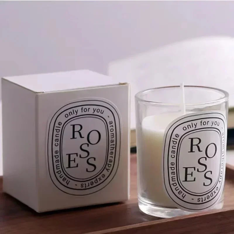 Romantic Fragrance Candles, Premium Fragrance, High Beauty, Transparent Micro Fire Candles Holiday Guests Gifts Scented Candles
