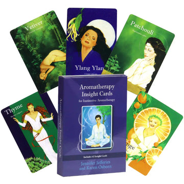 Aromatherapy Insight Cards - A Powerful Tool To Help You Tap Into Your Intuition 42 Pcs Oracle Cards 10.4*7.3cm
