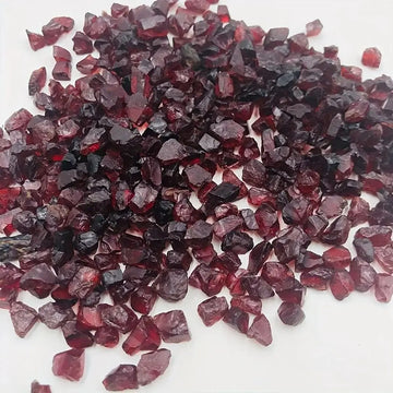 Natural Garnet Chips Stone Undrilled Chips Beads Tiny Nugget Gravel Loose Rock Beads For DIY Making Jewelry Craft Decor