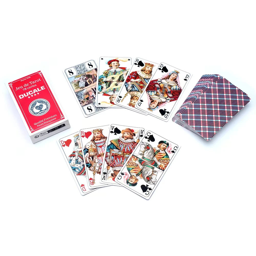 Français Jeu de Tarot 78 Cards Ducale French Tarot Game Tarot Deck Cards Entertainment Game For Family Party Board Game Toy