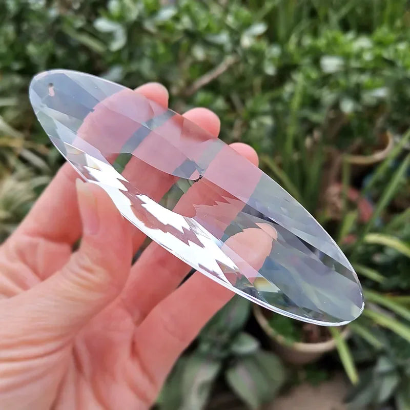 120mm Faceted Crystal Prism Chandelier Lamp Parts Cut Bird Nest Glass Pendant DIY SunCatcher  Hanging Decor Figurine Ornaments