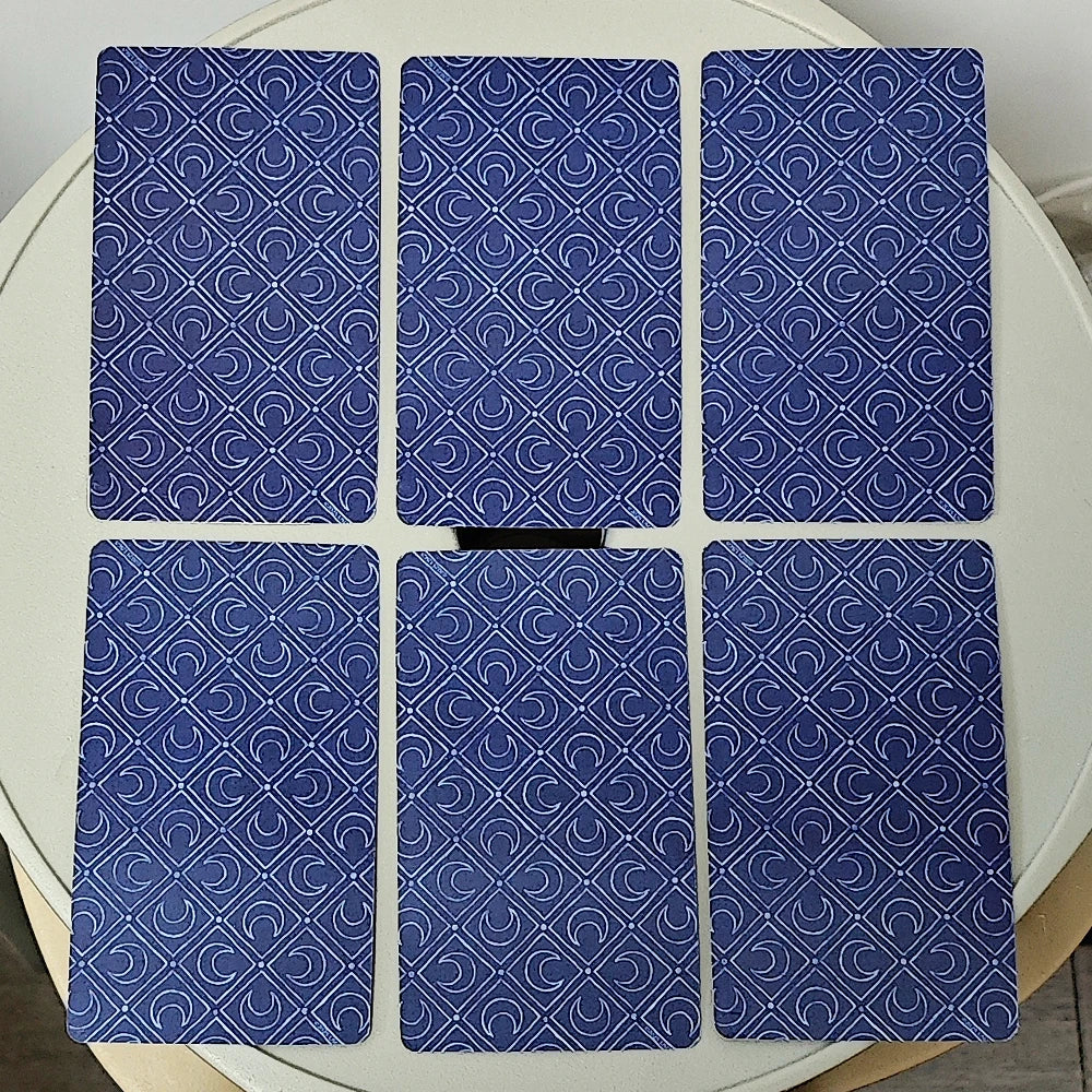 Trionfi Della Luna Tarot - Fully Illustrated 78-card Tarot Deck 10.3*6cm Inspired By Marseilles Style Tarot