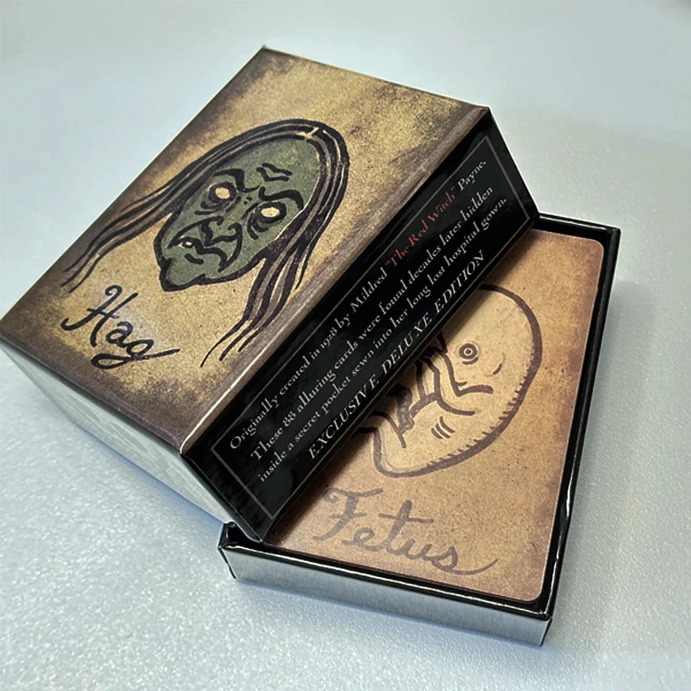 88 Pcs Oracle Cards in Rigid Box Mildred's Secret Pocket Oracle Deck Printed on 350GSM Double-embossed Cardstock 6.3*8.9cm