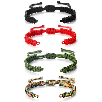 Handmade Nylon Rope Braided Bracelet Semi-Finished Products for Jewelry DIY Making Adjuatble Accessories