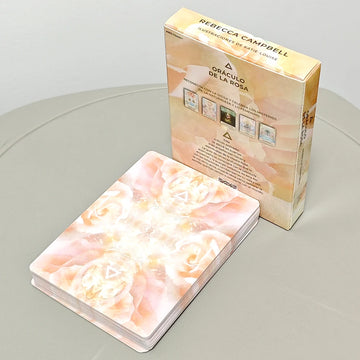 44 Pcs Oracle Cards Rose Oracle 10.4*7.3cm Spanish Edition