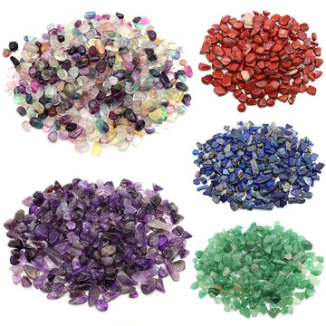 Natural Stones Gravel Crystals Chip Quartz Minerals Reiki Healing Tumbled Agate Specimen Gemstones Fish Tank Home Aquarium Decor