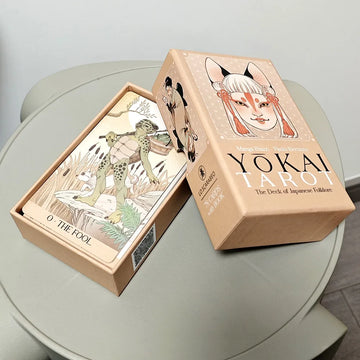 Yokai Tarot Deck 78 Pcs Cards Rooted In Japanese Folklore 12*7cm Printed on 350GSM Embossed Cardstock Packed In Rigid Box