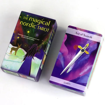 A Full Deck of 79 Cards Inspired By Old Nordic Myths and Folklore The Magical Nordic Tarot 10.3*6cm