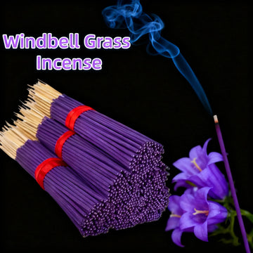20/50/100/200/400Pcs Purple Wind Chimes (Lavender) Incense Sticks, Length 22.0cm , Air Purification, Rich Fragrance Suitable for Home, Camping, Yoga and Meditation, Holiday Atmosphere Adjustment, Air Purification Sticks, Holi