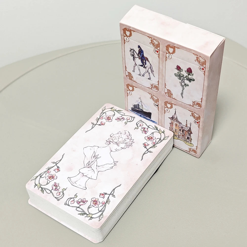9*6cm Rana System - Signs of Fate Lenormand Deck 36 Pcs Cards and 6 Extra Cards